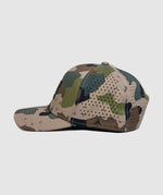 Sheridan Hat Vertical Trademark Rubber Patch ~ Easy Company Camo