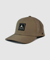 Sheridan Hat Vertical Trademark Rubber Patch ~ Base Tan