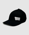 Flexfit Montana State Hat ~ Black