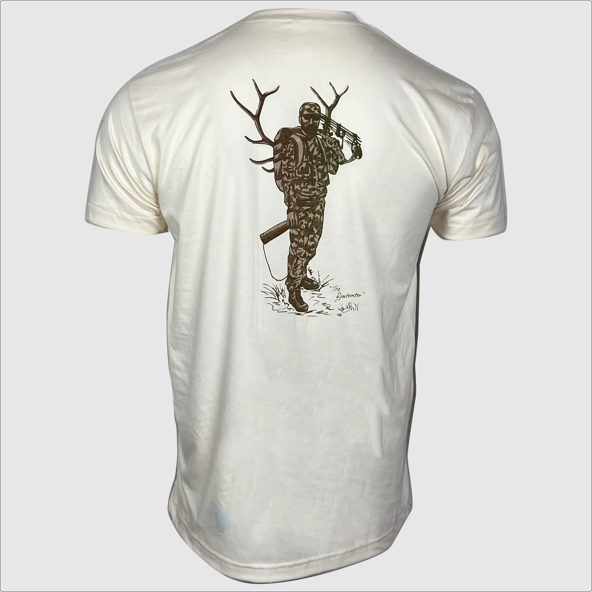 The Bowhunter T-Shirt ~ Creme