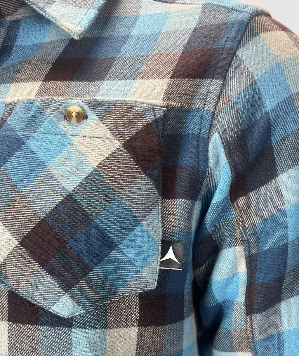 Mens Timberline II Flannel ~ Sky (BACKORDER)