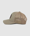 Topaz EST MMXIV Leather Patch Hat ~ Creme