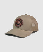 Topaz EST MMXIV Leather Patch Hat ~ Creme