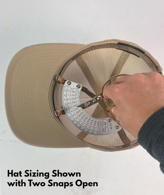Topaz EST MMXIV Leather Patch Hat ~ Creme