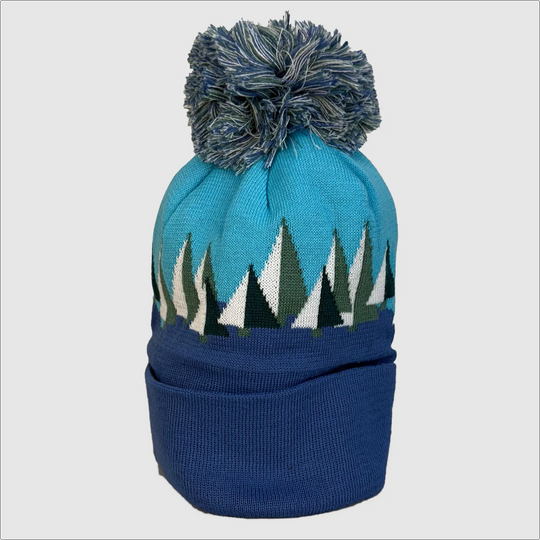 Tree Kids Beanie ~ Blue