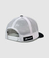 Granite Tree Rubber Patch Hat ~ Black / White