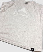 Vertical Trademark Womens T-Shirt ~ Tri Oatmeal