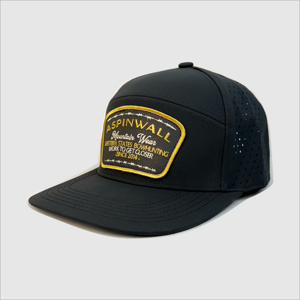 Wapiti Hat Western States Bowhunting Embroidery Patch ~ Shadow