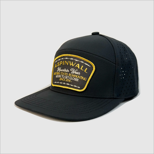 Wapiti Hat Western States Bowhunting Embroidery Patch ~ Shadow