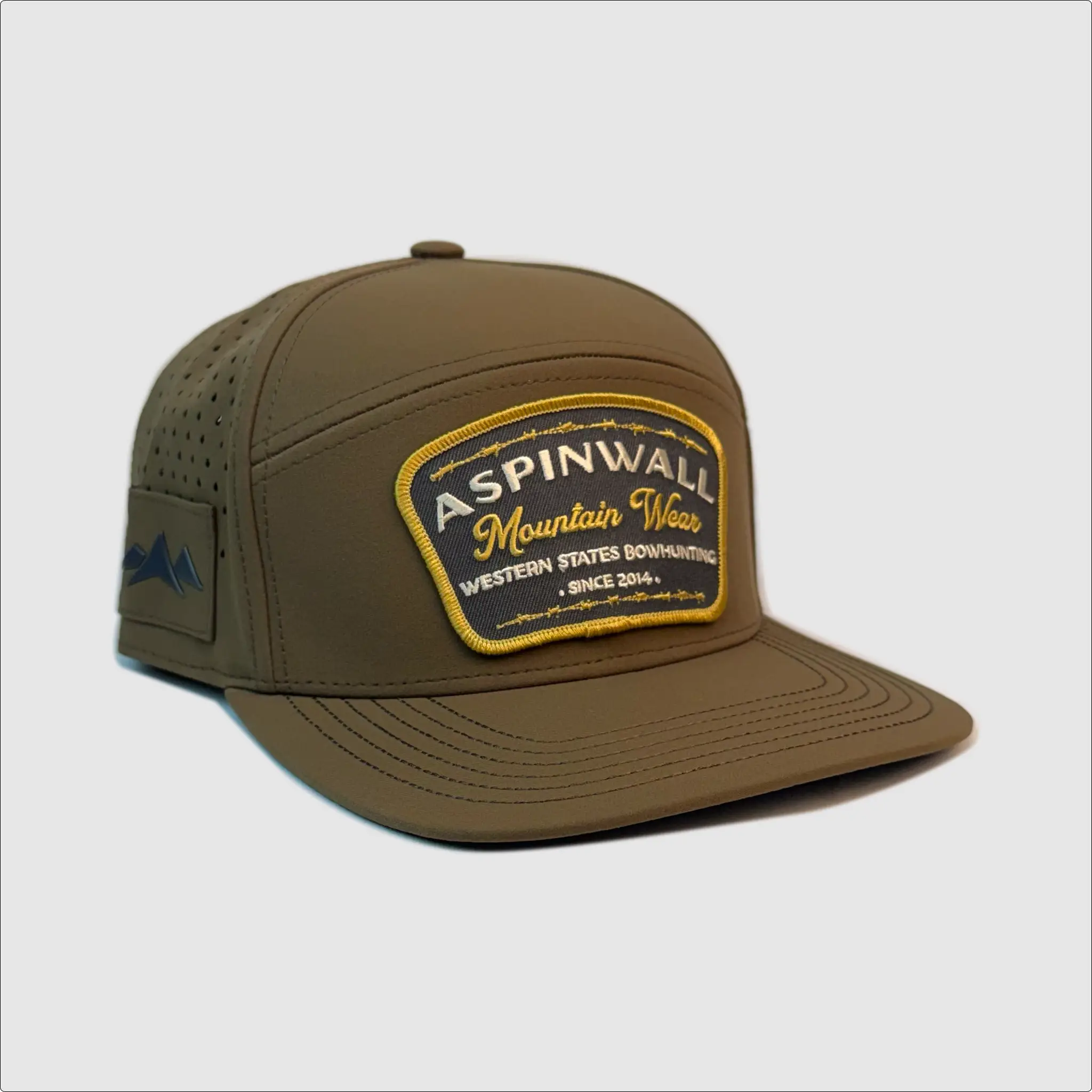 Wapiti Hat Western States Bowhunting Embroidery Patch ~ Breaks Clay