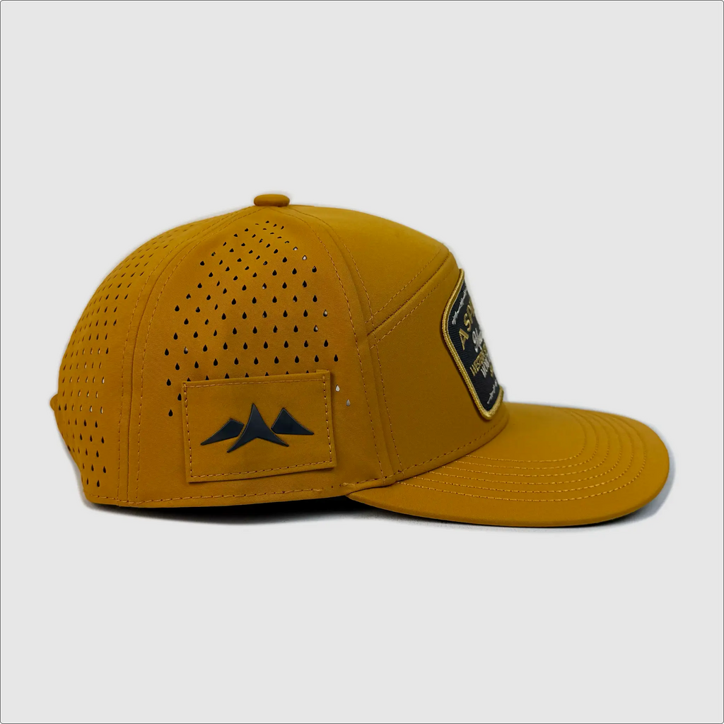 Wapiti Hat Western States Bowhunting Embroidery Patch ~ Mustard (Limited Edition)