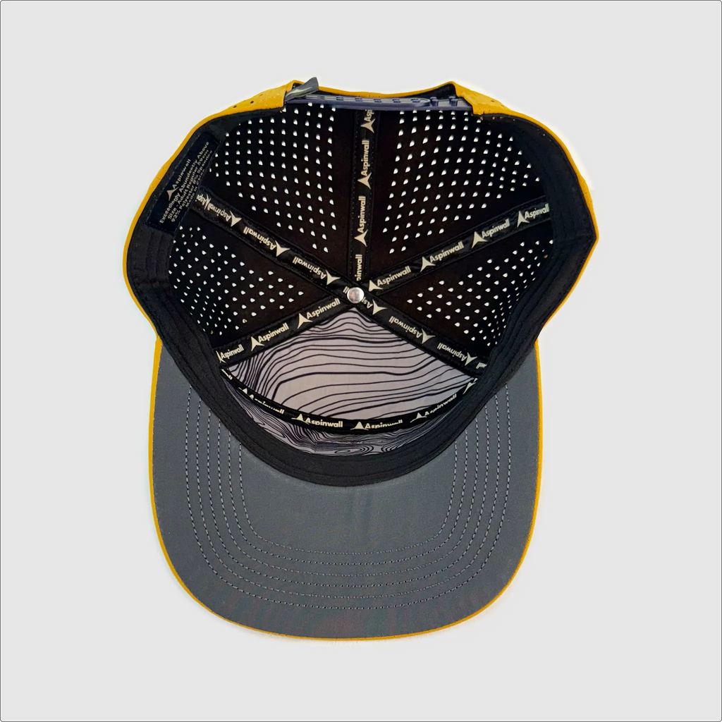 Wapiti Hat Vertical Trademark Rubber Patch ~ Mustard (Limited Edition)