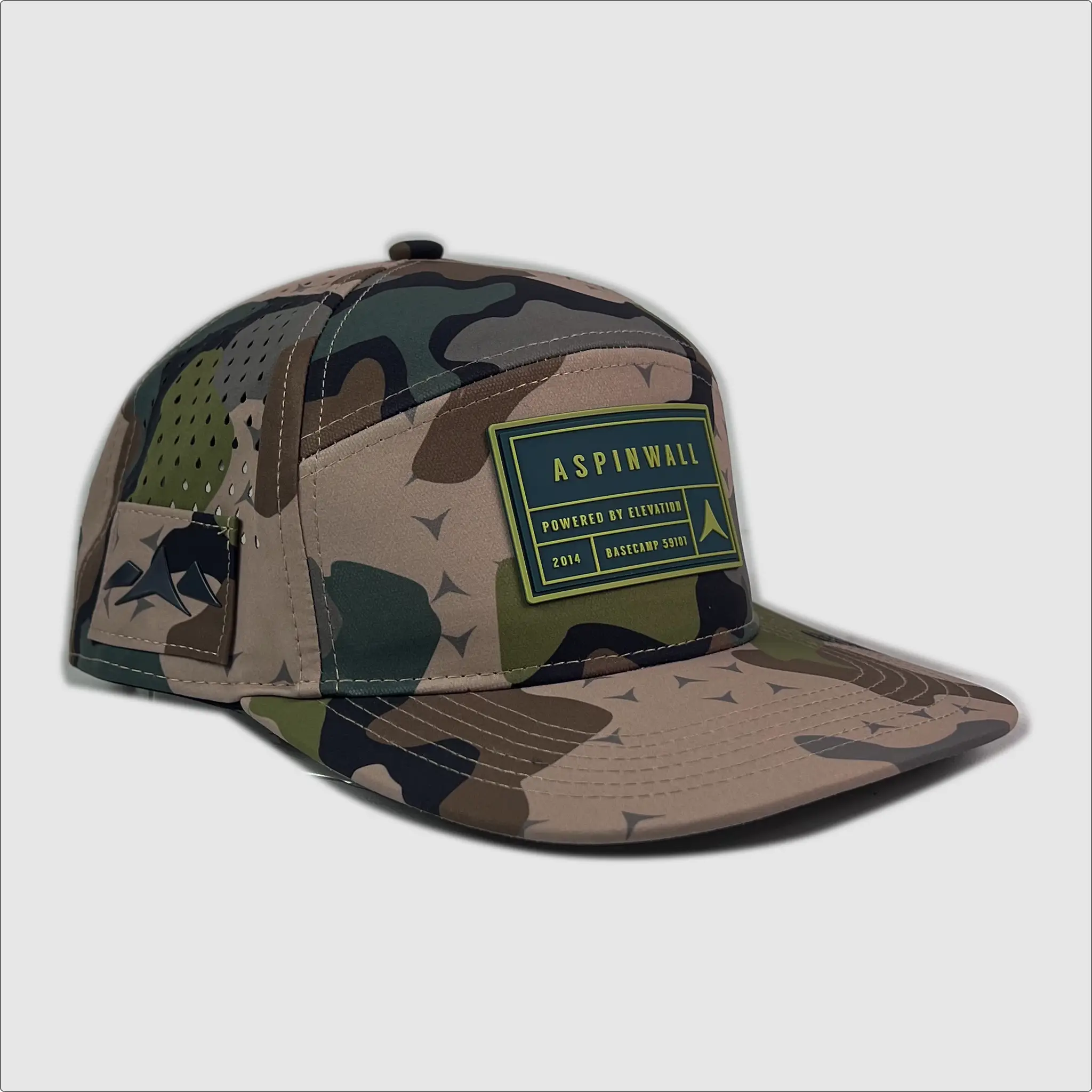 Wapiti Hat Origins Trademark Rubber Patch ~ Easy Company Camo