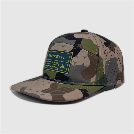 Wapiti Hat Origins Trademark Rubber Patch ~ Easy Company Camo
