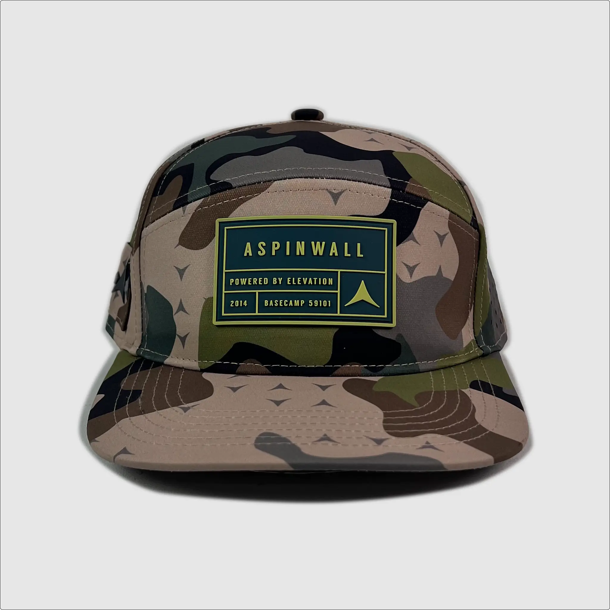 Wapiti Hat Origins Trademark Rubber Patch ~ Easy Company Camo