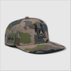 Wapiti Hat Vertical Trademark Rubber Patch ~ Easy Company Camo