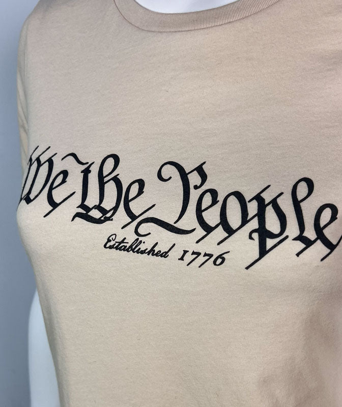 We The People Marias Womens T-Shirt ~ Base Tan