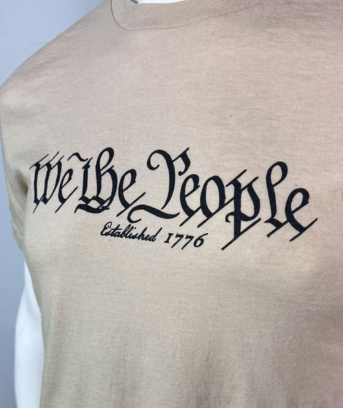 We The People T-shirt ~ Base Tan