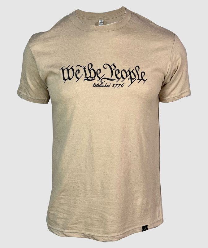 We The People T-shirt ~ Base Tan