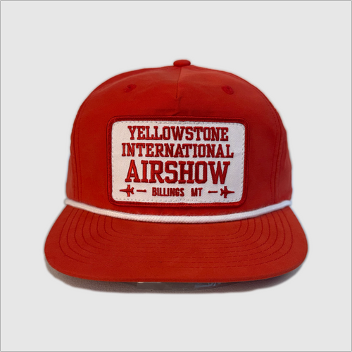 Airshow Retro Hat ~ Red