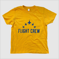 Airshow Flight Crew Kids T-Shirt ~ Golden Yellow