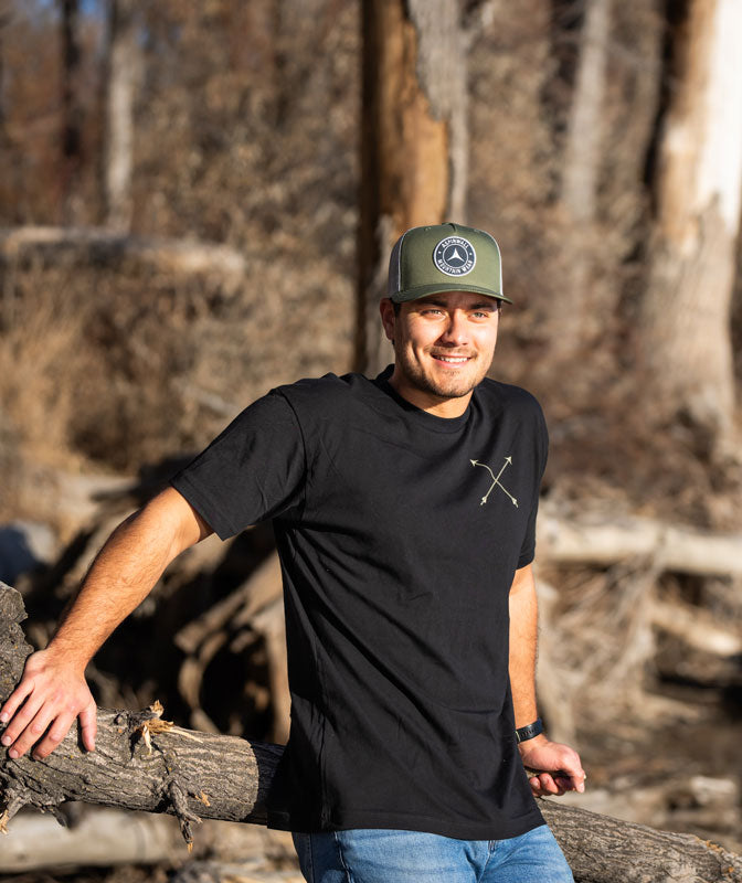 Icon Trucker Hat ~ Olive / Grey