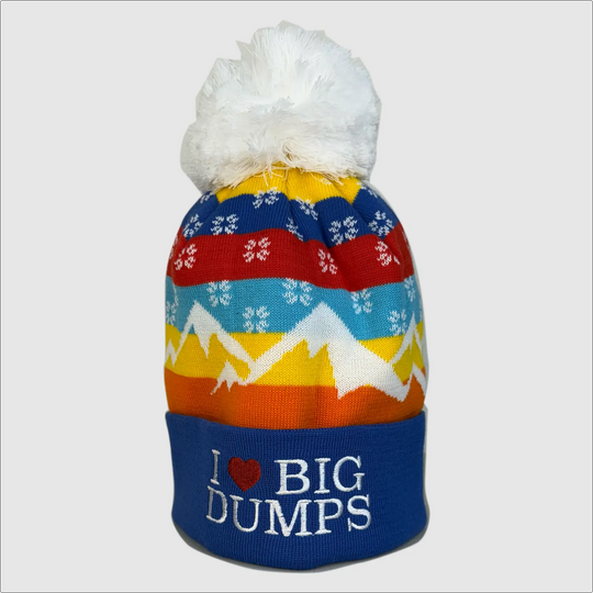 Big Dumps Beanie ~ Blue / Orange