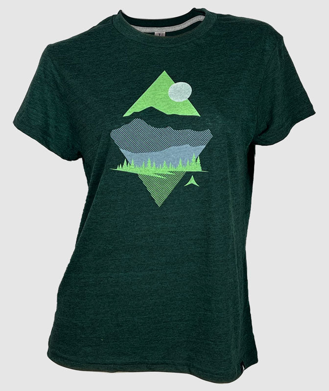 Distant Mountain Marias Women's T-Shirt  ~ Heather Forest
