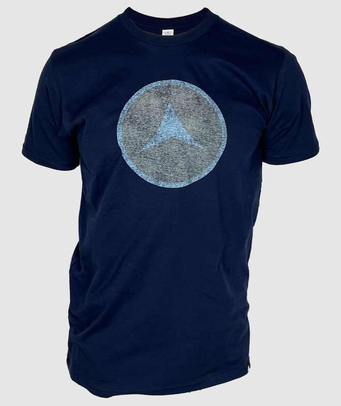 Distressed Icon T-Shirt ~ Navy