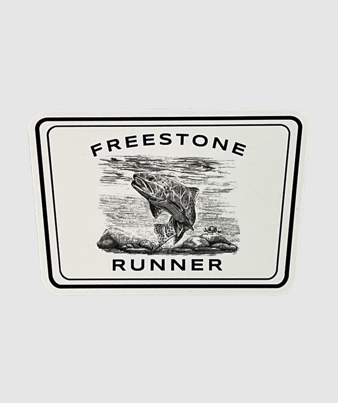 Freestone Runner Trout Sticker