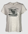 Freestone Runner Womens T-Shirt ~ Tri Oatmeal