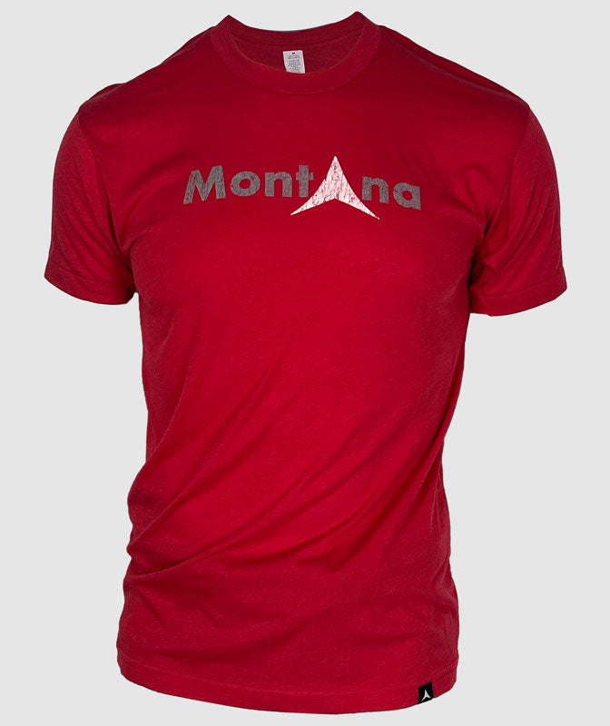 Lone Peak Montana T-Shirt ~ Scarlet