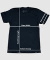Powered by Elevation Heavy T-Shirt ~ White / Navy