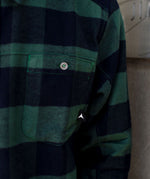 Mens Timberline Flannel ~ Green / Navy
